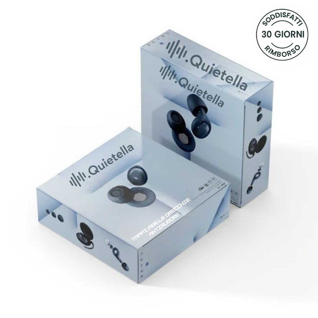 Tappi per le orecchie QuietPlugs + Custodia in omaggio