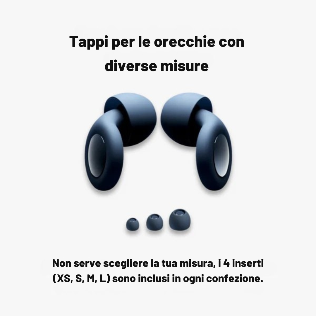 Tappi per le orecchie QuietPlugs + Custodia in omaggio