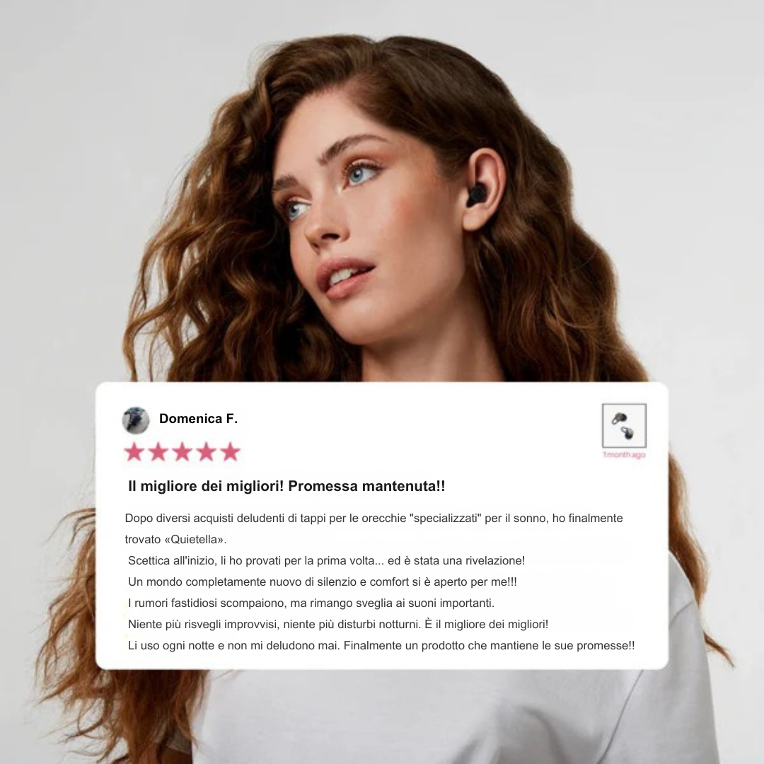 Tappi per le orecchie QuietPlugs + Custodia in omaggio